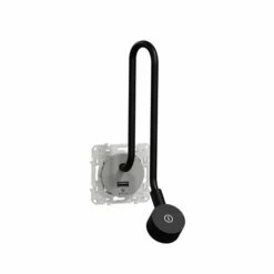 Liseuse Avec Prise USB Type A Odace S530002 Aluminium