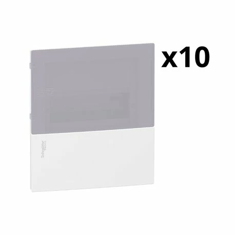 Schneider Electric Lot De 10 Coffrets électriques Mini Pragma MIP21108T 8 Modules Portillon Transparent Encastré 4 Schneider Electric Lot De 10 Coffrets électriques Mini Pragma MIP21108T 8 Modules Portillon Transparent Encastré – Image 2