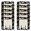 Lot De 10 Commandes Combiné Poussoir Avec Voyant Blanc