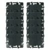 Lot De 10 Commandes Double Va Et Vient Sans Voyant Anthracite -Schneider Electric Soldes lot de 10 commandes double va et vient sans voyant anthracite