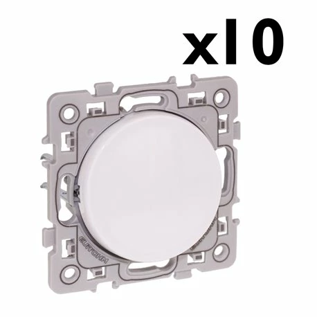 Lot De 10 Commandes Interrupteur/va Et Vient Avec Griffes Blanc 4 Lot De 10 Commandes Interrupteur/va Et Vient Avec Griffes Blanc – Image 2