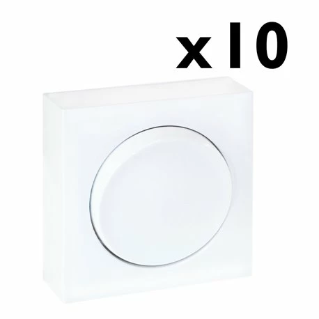 Lot De 10 Commandes Interrupteur/va Et Vient Sans Voyant Blanc 4 Lot De 10 Commandes Interrupteur/va Et Vient Sans Voyant Blanc – Image 2