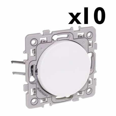 Lot De 10 Commandes Poussoir à Fermeture Avec Griffes Blanc 4 Lot De 10 Commandes Poussoir à Fermeture Avec Griffes Blanc – Image 2