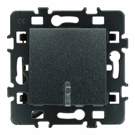 Lot De 10 Commandes Poussoir à Fermeture Avec Voyant Rouge Anthracite 4 Lot De 10 Commandes Poussoir à Fermeture Avec Voyant Rouge Anthracite – Image 2