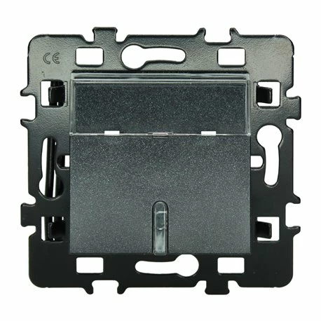 Lot De 10 Commandes Poussoir Porte-étiquette à Fermeture Avec Voyant Rouge Anthracite 4 Lot De 10 Commandes Poussoir Porte-étiquette à Fermeture Avec Voyant Rouge Anthracite – Image 2