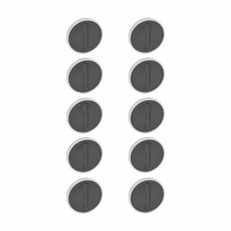 Lot De 10 Enjoliveurs étroits Celiane Pour Interrupteur-va-et-vient-poussoir Lum Graphite 065203 3 Lot De 10 Enjoliveurs étroits Celiane Pour Interrupteur-va-et-vient-poussoir Lum Graphite 065203