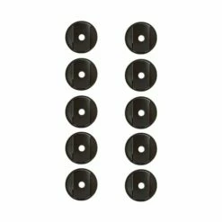 Lot De 10 Enjoliveurs Larges Celiane Pour Interrupteur Ou Va-et-vient Intuition Graphite 067922