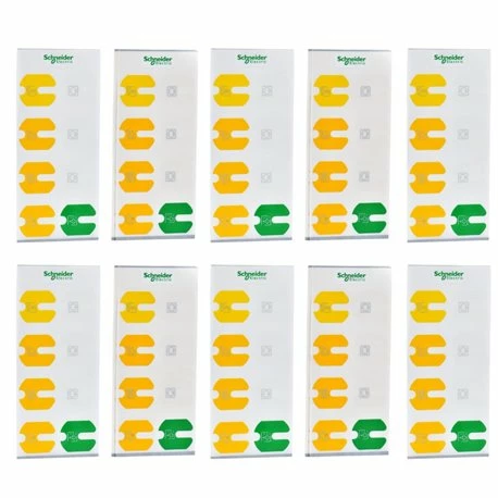 Schneider Electric Lot De 10 Feuilles De 8 Autocollants De Repérage S520006 Pour Prises De Courant Odace 3 Schneider Electric Lot De 10 Feuilles De 8 Autocollants De Repérage S520006 Pour Prises De Courant Odace