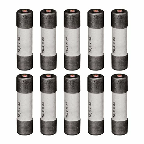 Lot De 10 Fusibles Domestiques 32A Avec Voyant 10,3x38 Mm 3 Lot De 10 Fusibles Domestiques 32A Avec Voyant 10,3x38 Mm