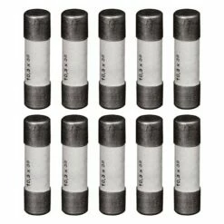 Lot De 10 Fusibles Domestiques 25A Sans Voyant 10,3x38