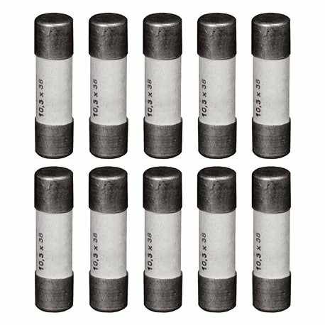 Lot De 10 Fusibles Domestiques 32A Sans Voyant 10,3x38 3 Lot De 10 Fusibles Domestiques 32A Sans Voyant 10,3x38