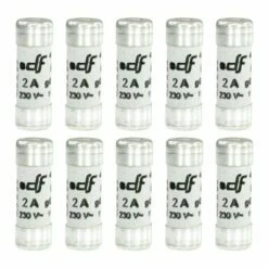 Lot De 10 Fusibles Domestiques 6A Sans Voyant 6,3x23 Mm