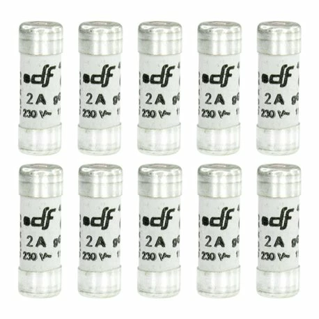 Lot De 10 Fusibles Domestiques 6A Sans Voyant 6,3x23 Mm 3 Lot De 10 Fusibles Domestiques 6A Sans Voyant 6,3x23 Mm
