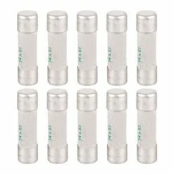Lot De 10 Fusibles Industriels Type AM 14x51 Mm Sans Percuteur 4A