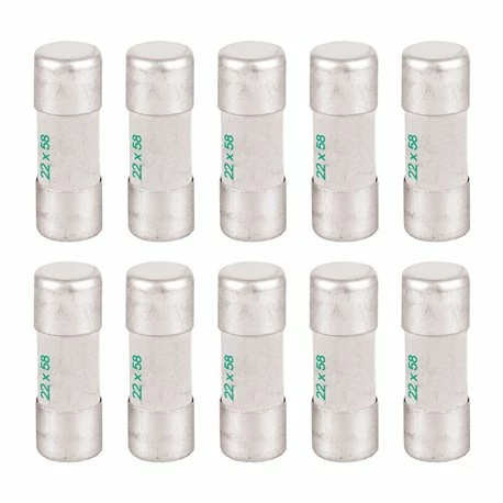 Lot De 10 Fusibles Industriels Type AM 22x58 Mm Sans Percuteur 50A 3 Lot De 10 Fusibles Industriels Type AM 22x58 Mm Sans Percuteur 50A