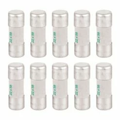 Lot De 10 Fusibles Industriels Type AM 22x58 Mm Sans Percuteur 63A