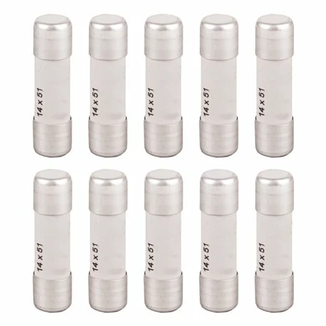 Lot De 10 Fusibles Industriels Type GG 14x51 Mm Sans Voyant 4A 3 Lot De 10 Fusibles Industriels Type GG 14x51 Mm Sans Voyant 4A