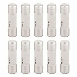 Lot De 10 Fusibles Industriels Type GG 14x51 Mm Sans Voyant 6A