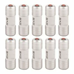 Lot De 10 Fusibles Industriels Type GG 22x58 Mm Avec Voyant 63A