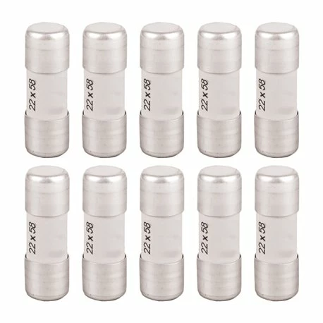 Lot De 10 Fusibles Industriels Type GG 22x58 Mm Sans Voyant 40A 3 Lot De 10 Fusibles Industriels Type GG 22x58 Mm Sans Voyant 40A