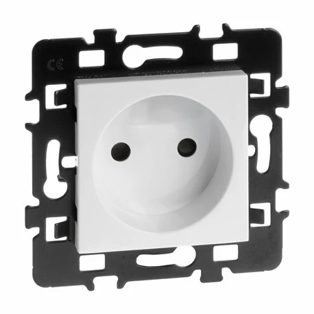 Lot De 10 Prises 16A Courant Fort 2P + Griffes Blanc 4 Lot De 10 Prises 16A Courant Fort 2P + Griffes Blanc – Image 2