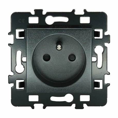 Lot De 10 Prises 16A Courant Fort 2P+T Anthracite 4 Lot De 10 Prises 16A Courant Fort 2P+T Anthracite – Image 2