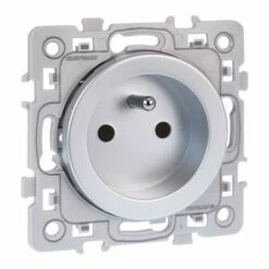 Lot De 10 Prises 16A Courant Fort 2P+T Avec Connexion Haut/bas Silver