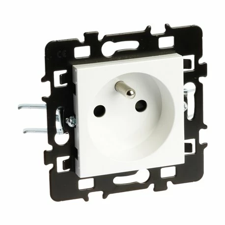 Lot De 10 Prises 16A Courant Fort 2P+T Avec Griffes Blanc 4 Lot De 10 Prises 16A Courant Fort 2P+T Avec Griffes Blanc – Image 2