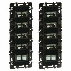 Lot De 10 Prises RJ45 Double Grade 2 TV Cat 6 STP Anthracite