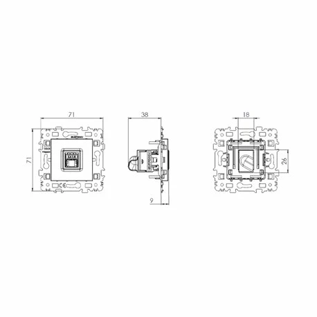 Lot De 10 Prises RJ45 FTP Cat6 Grade1 Blanc 5 Lot De 10 Prises RJ45 FTP Cat6 Grade1 Blanc – Image 3