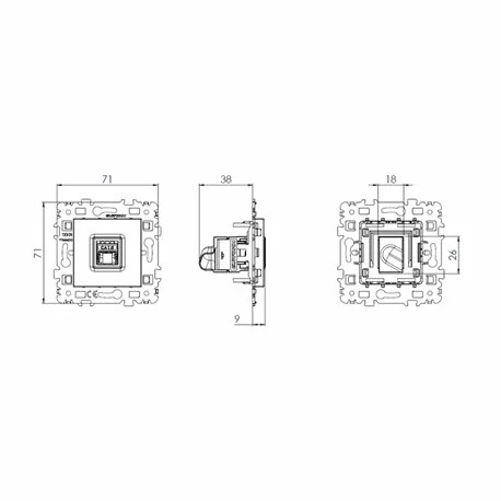 Lot De 10 Prises RJ45 Grade 2 TV Cat 6 STP Blanc 5 Lot De 10 Prises RJ45 Grade 2 TV Cat 6 STP Blanc – Image 3