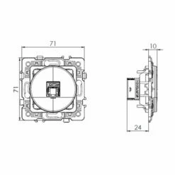 Lot De 10 Prises RJ45 UTP Cat5E Blanc 7 Lot De 10 Prises RJ45 UTP Cat5E Blanc -Schneider Electric Soldes lot de 10 prises rj45 utp cat5e blanc 2