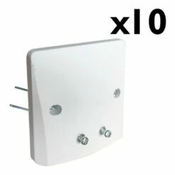 Lot De 10 Sorties De Câbles ECO à Grilles IP21 32A Vis Apparentes 5 Lot De 10 Sorties De Câbles ECO à Grilles IP21 32A Vis Apparentes -Schneider Electric Soldes lot de 10 sorties de cables eco a grilles ip21 32a vis apparentes 1
