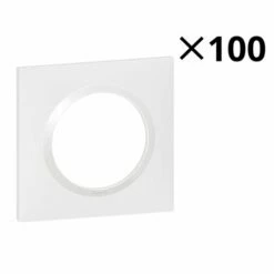 Lot De 100 Plaques Carrées Dooxie 1 Poste Finition Blanc 600941 5 Lot De 100 Plaques Carrées Dooxie 1 Poste Finition Blanc 600941 -Schneider Electric Soldes lot de 100 plaques carrees dooxie 1 poste finition blanc 600941 1