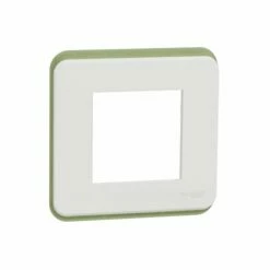 Schneider Electric Lot De 100 Plaques De Finition Unica Pro NU400218P Blanc 1 Poste