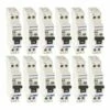 Lot De 12 Disjoncteurs Courbe C 1 Module 6A 1 Lot De 12 Disjoncteurs Courbe C 1 Module 6A -Schneider Electric Soldes lot de 12 disjoncteurs courbe c 1 module 6a