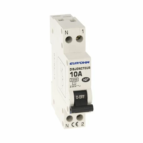 Lot De 12 Disjoncteurs Courbe D 1 Module 10A 4 Lot De 12 Disjoncteurs Courbe D 1 Module 10A – Image 2