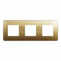 Schneider Electric Lot De 18 Plaques De Finition Unica Studio Métal N NU280658M Cuivre Liseré Anthracite 3 Postes -Schneider Electric Soldes lot de 18 plaques de finition unica studio metal n nu280658m cuivre lisere anthracite 3 postes 6