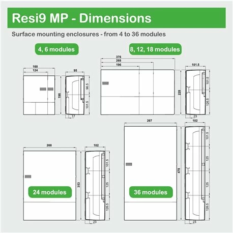 Schneider Electric Lot De 20 Coffrets électriques Mini Pragma MIP11104T 4 Modules Portillon Transparent En Saillie 5 Schneider Electric Lot De 20 Coffrets électriques Mini Pragma MIP11104T 4 Modules Portillon Transparent En Saillie – Image 3