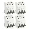 Lot De 4 Disjoncteurs Tripolaire 3 Modules 10A 2 Lot De 4 Disjoncteurs Tripolaire 3 Modules 10A -Schneider Electric Soldes lot de 4 disjoncteurs tripolaire 3 modules 10a
