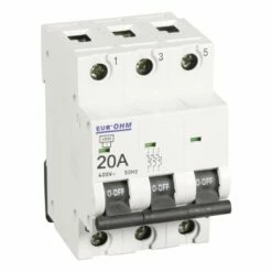 Lot De 4 Disjoncteurs Tripolaire 3 Modules 20A -Schneider Electric Soldes lot de 4 disjoncteurs tripolaire 3 modules 20a 1