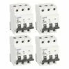 Lot De 4 Disjoncteurs Tripolaire 3 Modules 20A -Schneider Electric Soldes lot de 4 disjoncteurs tripolaire 3 modules 20a