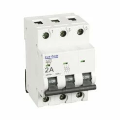 Lot De 4 Disjoncteurs Tripolaire 3 Modules 2A -Schneider Electric Soldes lot de 4 disjoncteurs tripolaire 3 modules 2a 1