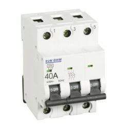 Lot De 4 Disjoncteurs Tripolaire 3 Modules 40A -Schneider Electric Soldes lot de 4 disjoncteurs tripolaire 3 modules 40a 1