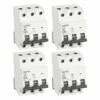 Lot De 4 Disjoncteurs Tripolaire 3 Modules 6A -Schneider Electric Soldes lot de 4 disjoncteurs tripolaire 3 modules 6a