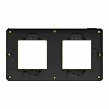 Schneider Electric Plaque De Finition Unica Studio Métal N NU280462M Or Liseré Anthracite 2 Postes 9 Schneider Electric Plaque De Finition Unica Studio Métal N NU280462M Or Liseré Anthracite 2 Postes – Image 7