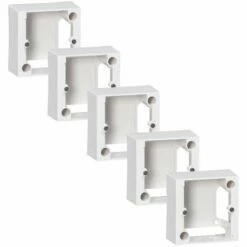 Legrand Lot De 5 Cadres Saillie 1 Poste Pour Montage Prise 80x80mm 055439