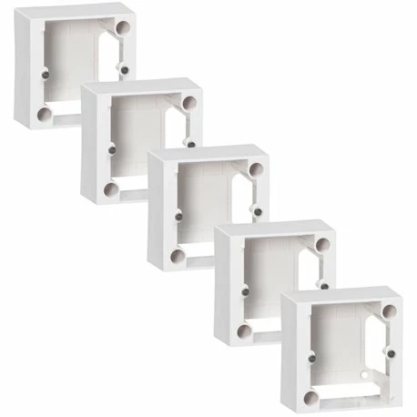Legrand Lot De 5 Cadres Saillie 1 Poste Pour Montage Prise 80x80mm 055439 3 Legrand Lot De 5 Cadres Saillie 1 Poste Pour Montage Prise 80x80mm 055439