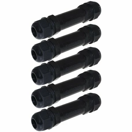 Lot De 5 Connexions étanches Droites Pour 3G1.5 à 3G4mm² 3 Lot De 5 Connexions étanches Droites Pour 3G1.5 à 3G4mm²