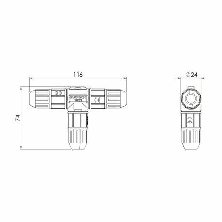 Lot De 5 Connexions étanches En T Pour 3G0.75 à 3G1.5mm² 5 Lot De 5 Connexions étanches En T Pour 3G0.75 à 3G1.5mm² – Image 3